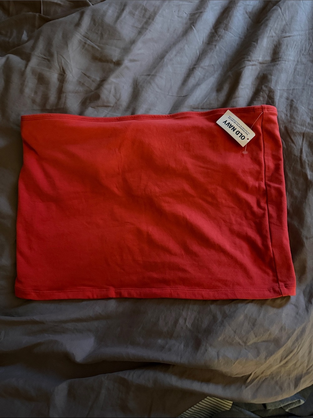 Old Navy Bright Red Strapless Tube Top